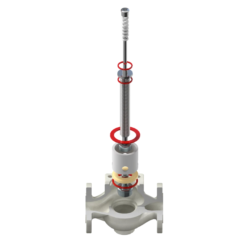 进口气动波纹管调节阀