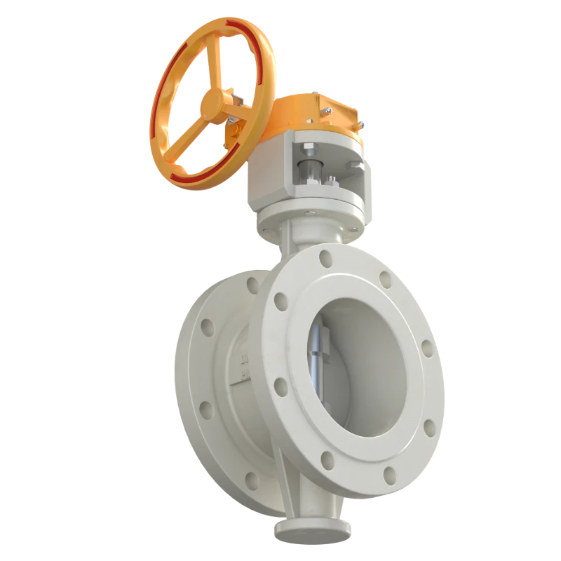 进口手动三偏心金属密封蝶阀