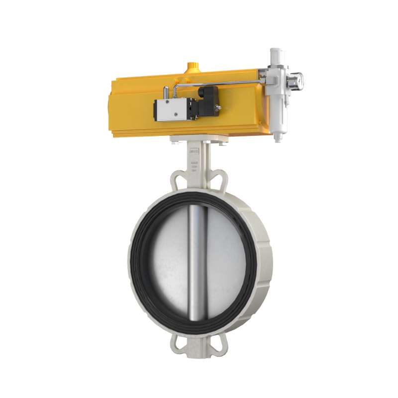 进口气动中线蝶阀