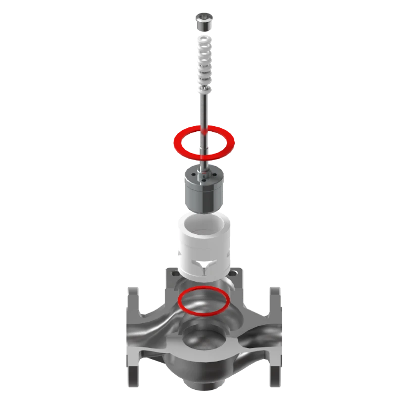 米勒双座调节阀