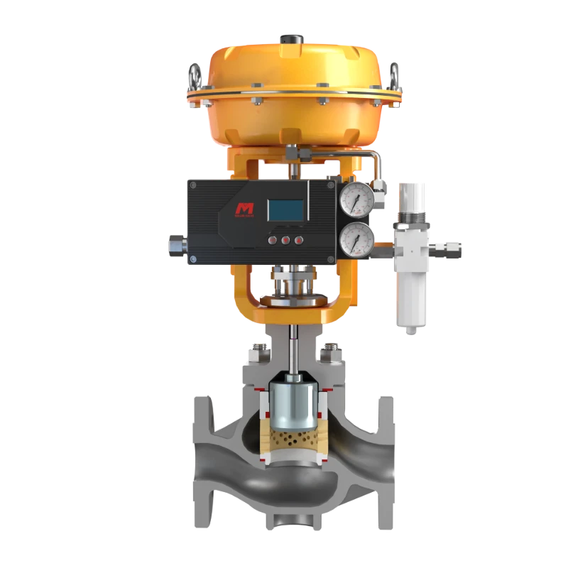 美国米勒进口气动低温调节阀，专为-196℃超低温严苛工况设计。