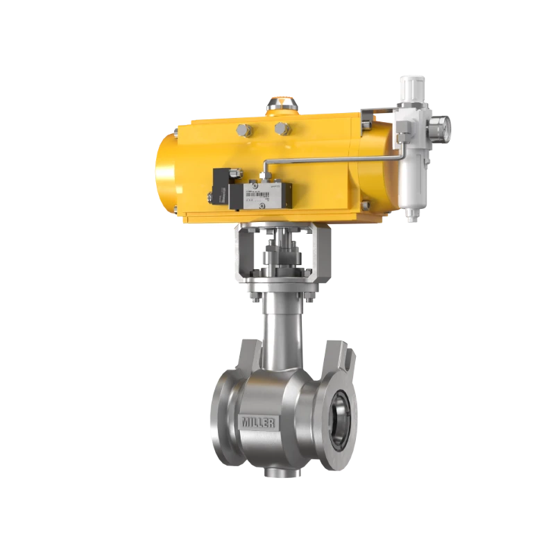 进口气动偏心旋转阀