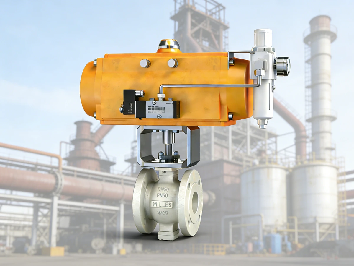 V型球阀在复杂介质工况中的精确流量调节与可靠控制