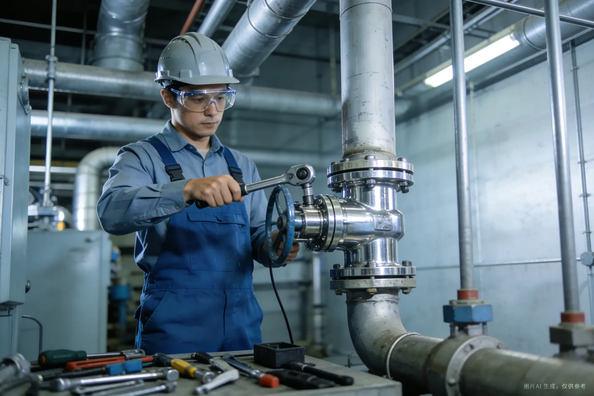 工业阀门泄漏排查