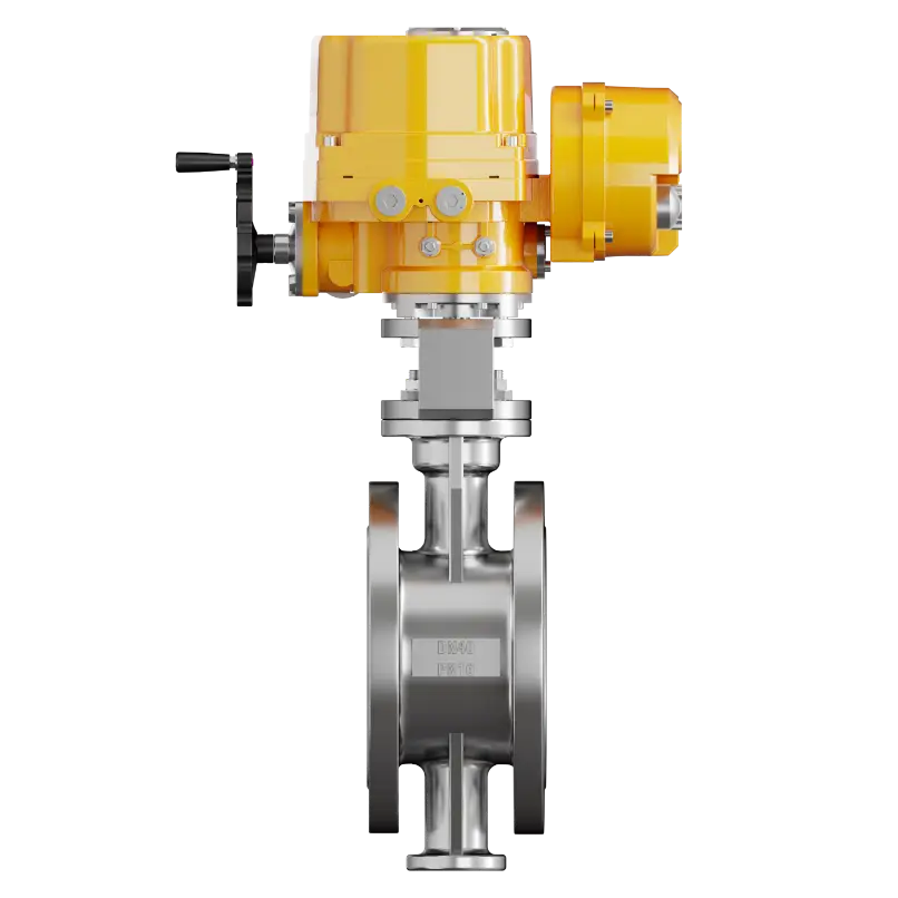 米勒电动三偏心蝶阀