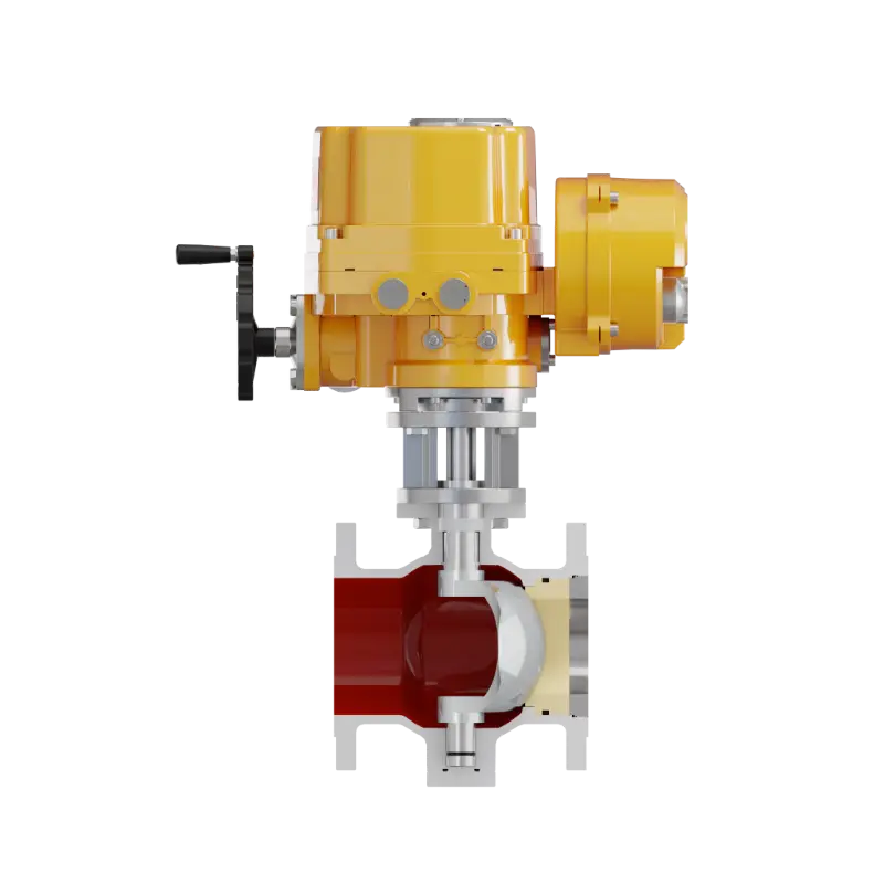 米勒电动偏心半球阀:无摩擦启闭,双向硬密封,终结泄漏与高扭矩难题
